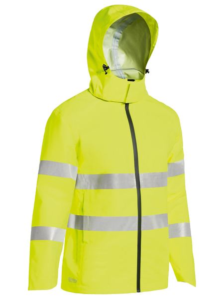 hi vis lightweight rain jacket