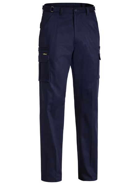 Taped modern fit stretch cotton drill cargo pant - BPC6008T - Bisley  Workwear