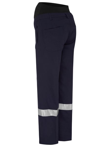 Women's taped maternity drill work pant - BPLM6009T - Bisley Workwear