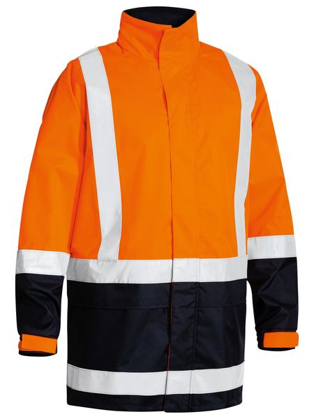 Taped two tone hi vis water resistant shell jacket - BJ6966T - Bisley ...